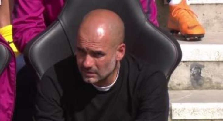 瓜迪奥拉本赛季第三次赛后再被发现头部有划痕，坚韧意志再引球迷敬佩